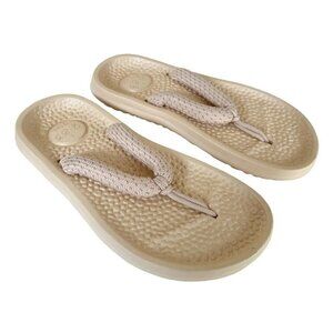 Allbirds Women's Sz 5 Zeffer Luxe Beige Sugar Flip Flops